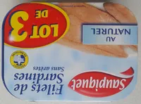 Filets de sardines sans arêtes au naturel