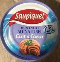 Thon entier au naturel cuit a coeur saupiquet