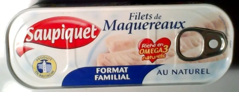 Filets de Maquereaux (Au Naturel) Format Familial