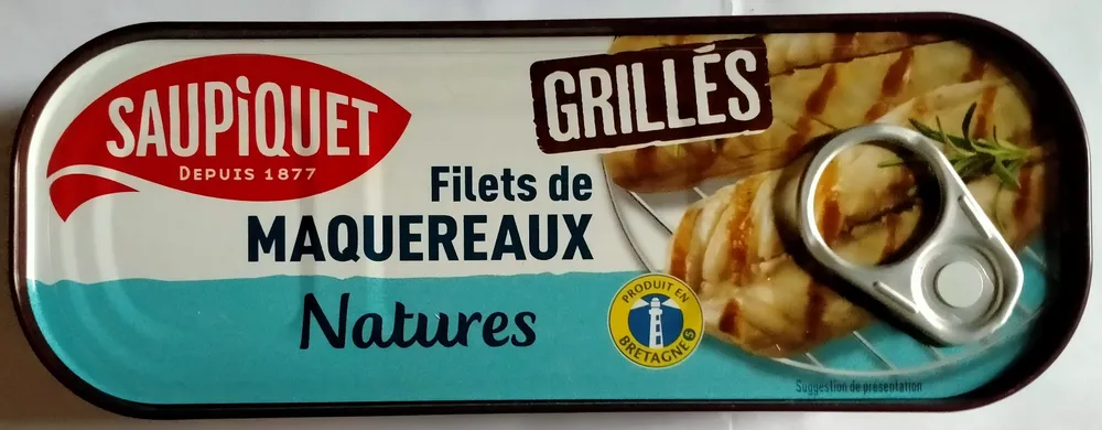 Filets de maquereaux grillés natures