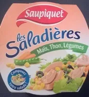 Les Saladières Maïs, Thon, Légumes