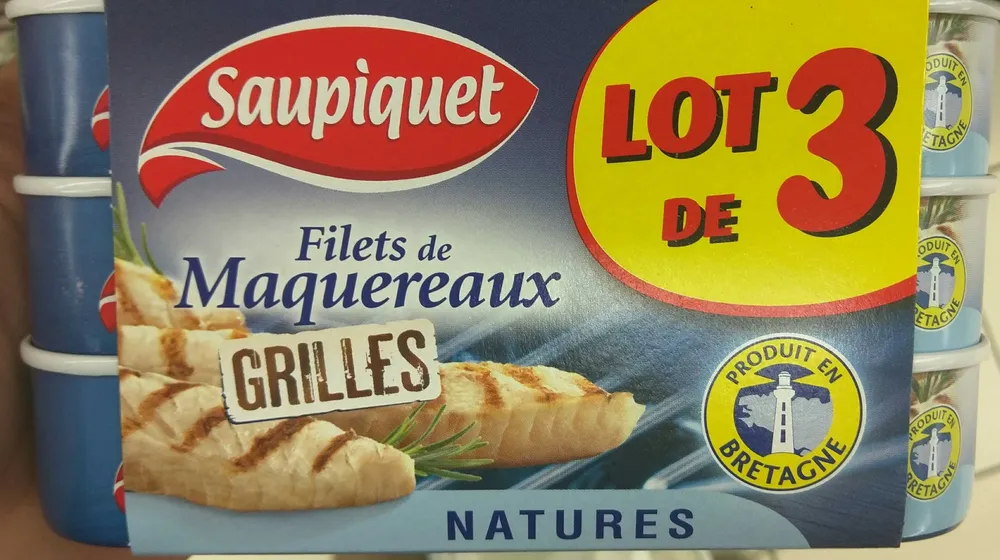 Filets de Maquereaux grillés Natures