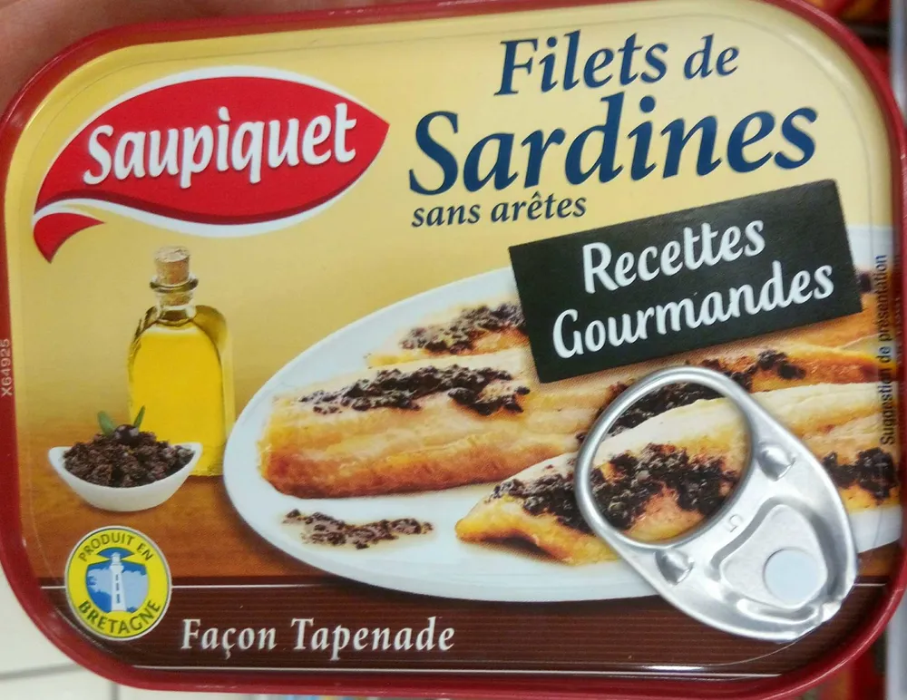 Filets de sardines sans arêtes