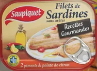 Filets de sardines 2 piments & pointe citron