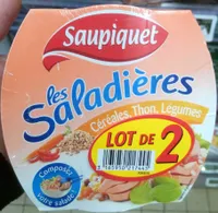Les Saladières - céréales, thon, légumes (lot de 2)