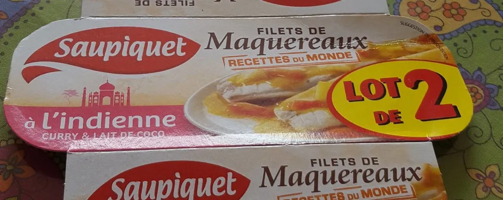 Filets de maquereaux à la l'indienne
