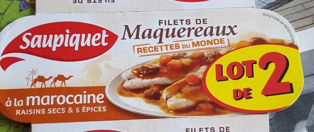 Filets de maquereaux à la marocaine