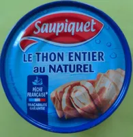 Le thon entier au naturel