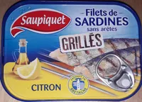 Filets de sardines grillés citron
