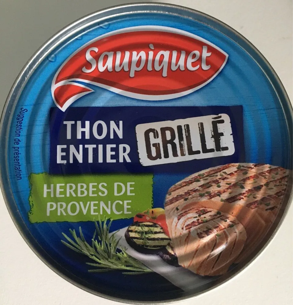 Thon entier grillé herbes de provence