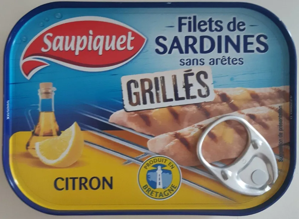 Filets de sardines sans arêtes grillés