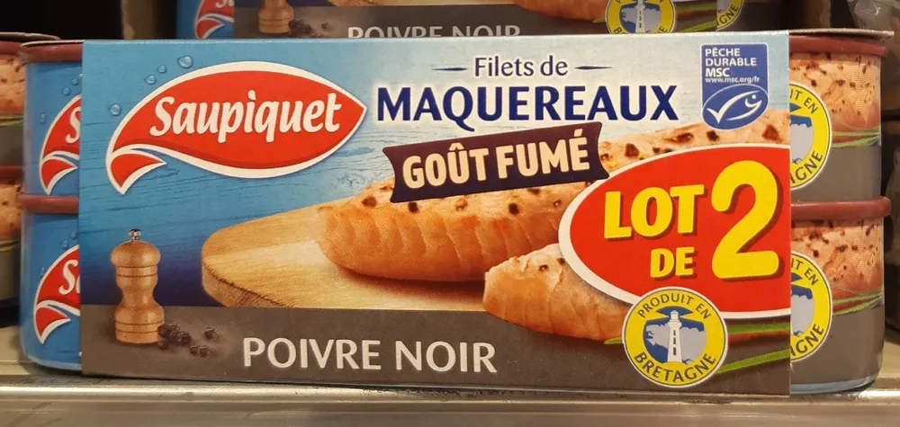Filet de Maquereaux Goût fumé Poivre