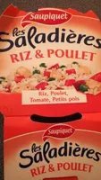Les saladières riz et poulet