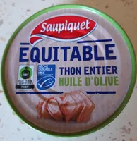 Thon entier trait d'huile d'olive