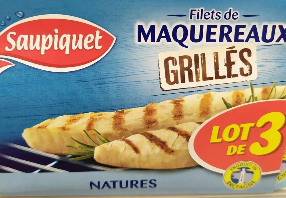 Filets de Maquereaux Grillés Natures