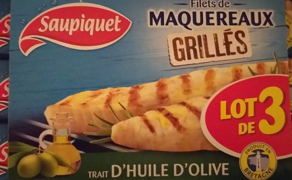 Filets de maquereaux grillés