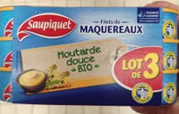 Saupiquet Filet de maquereaux moutarde douce bio