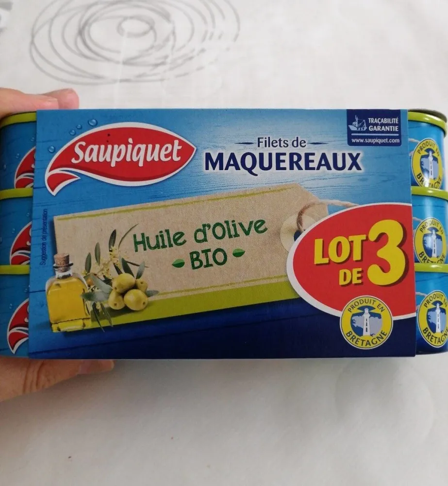 Filet de maquereaux Huile d'olive bio