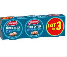 Thon entier nature 3 x 140 g