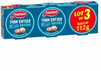 Thon entier nature 3 x 112 g