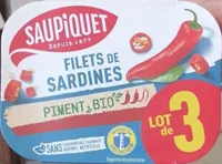 Filets de sardines au piment bio