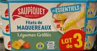 Filets de maquereaux légumes grillés