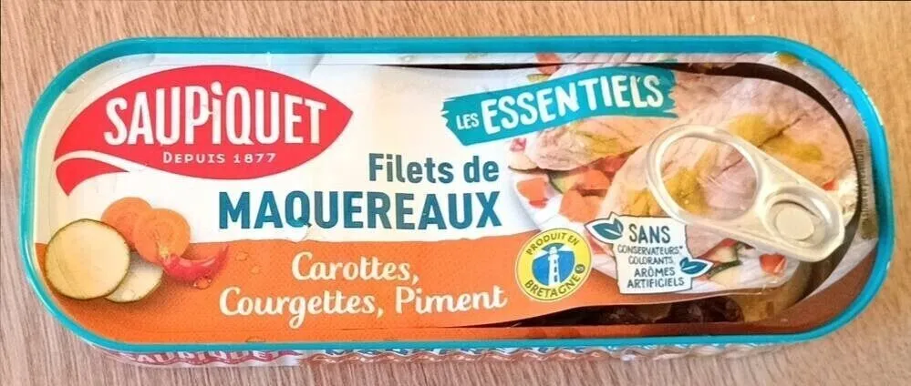 Saupiquet gilet de maquereaux tomate oignons