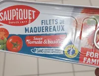 Filets de maquereaux sauce tomate & basilic