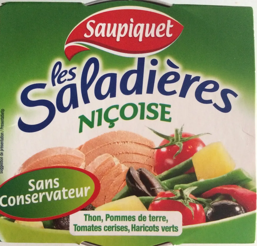 Les Saladières Niçoise - Thon, Pommes de terre, Tomates cerises, Haricots verts