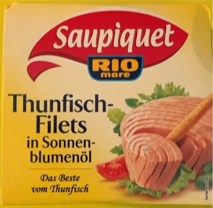 Thunfisch-Filets in Sonnenblumenöl