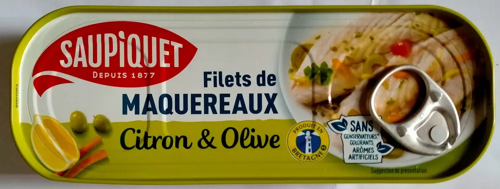 Filets de maquereaux marinade au Citron et à l'Olive