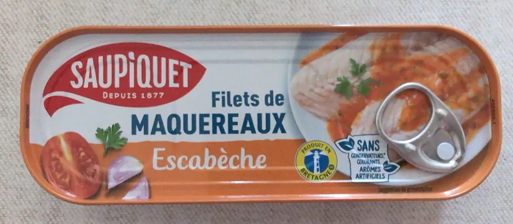 Filets de maquereaux Escabèche
