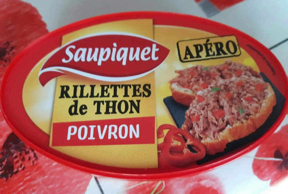 Rillettes de thon poivron poir apero