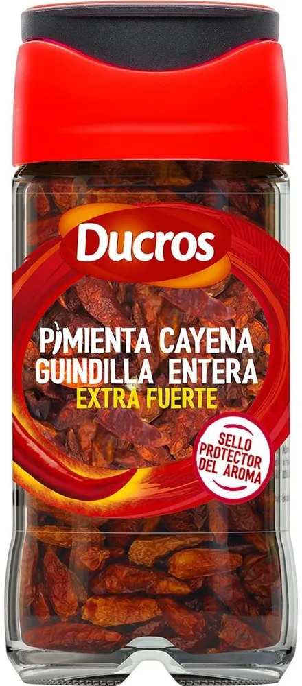 Pimienta cayena guindilla entera extra fuerte