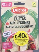 Fajitas aux legumes