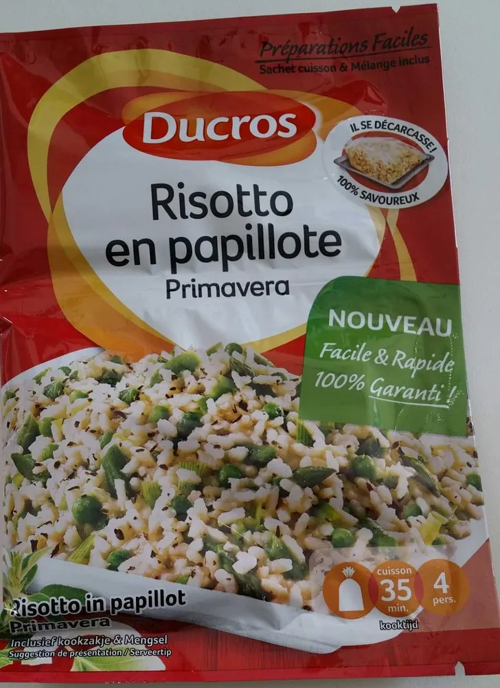 Risotto en papillote