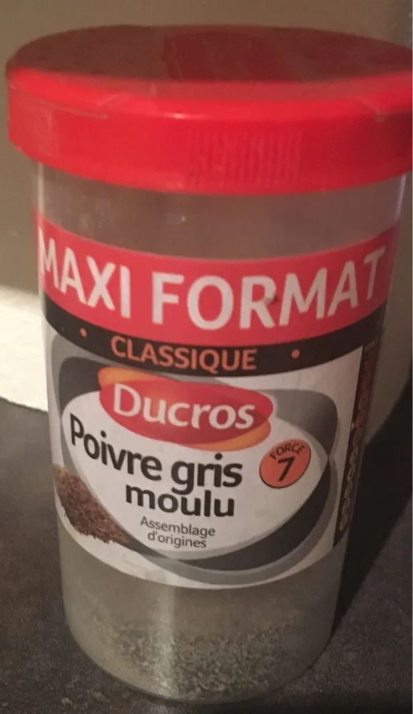 Ducros Poivre gris moulu