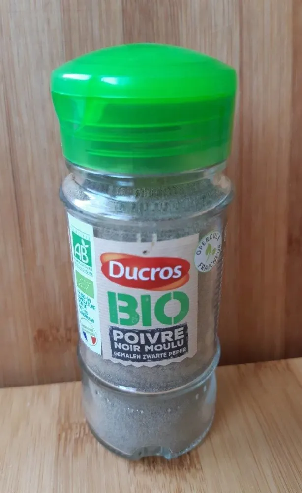 Ducros - Poivre noir moulu BIO