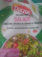Mélange pour salade croûtons graines de courge tomates