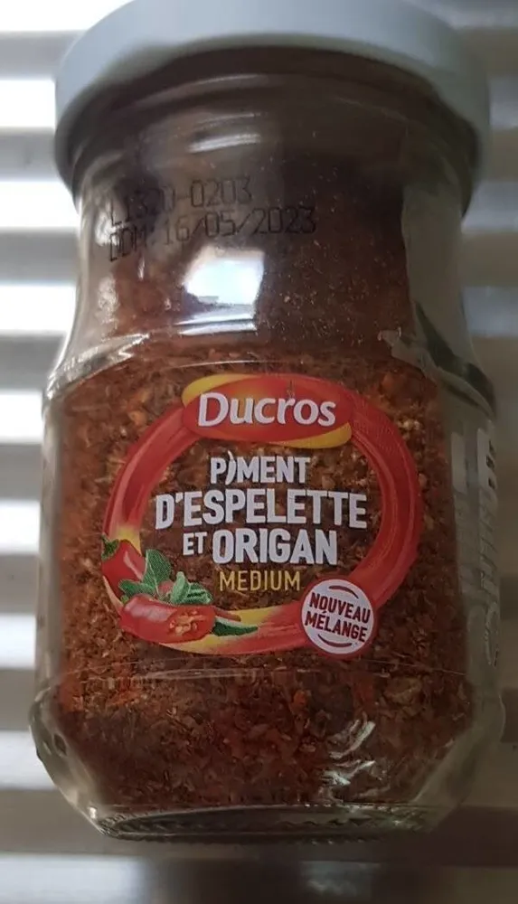 Poment d d'espelette et origan