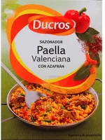 Sazonador paella valenciana con azafrán