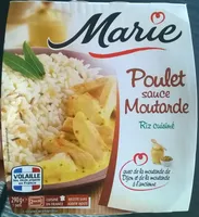 Poulet Sauce Moutarde, Riz Cuisiné