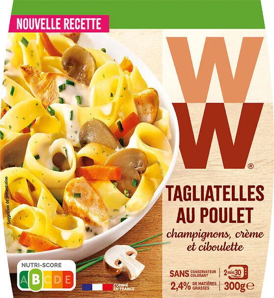 Tagliatelles au Poulet 🐔, Champignons🍄Crème