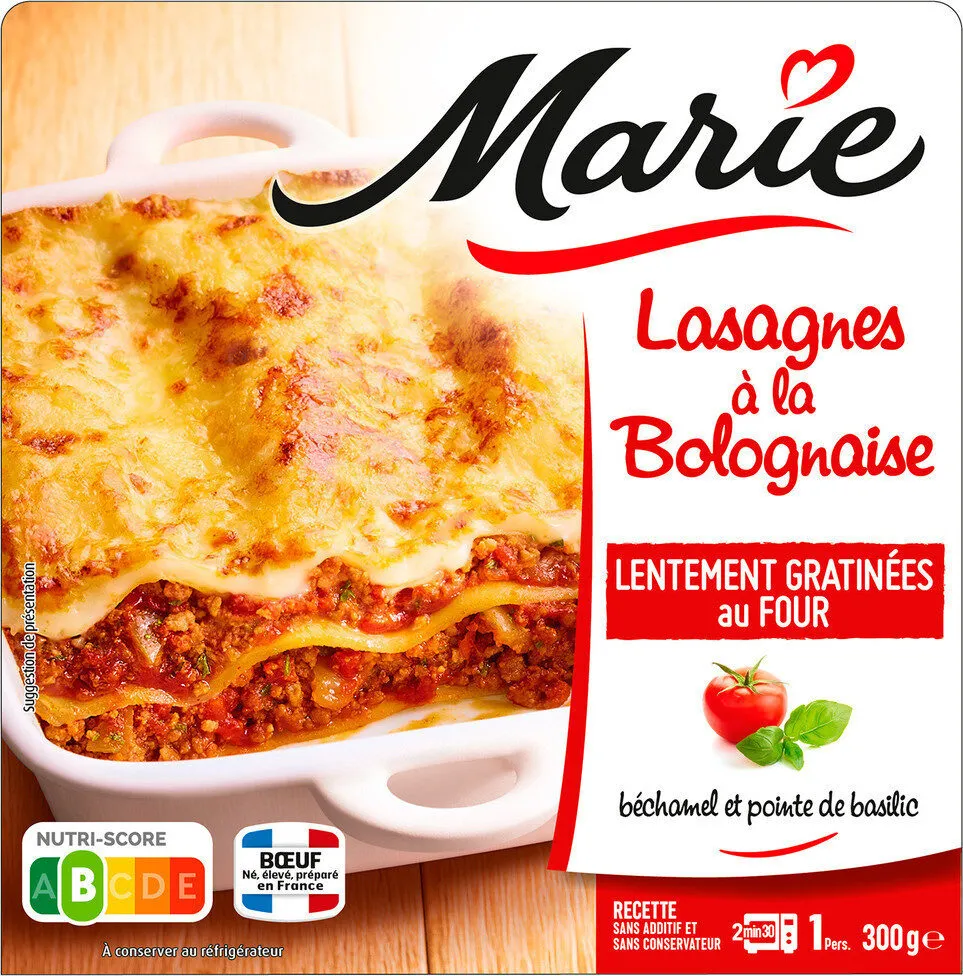 Lasagnes à la bolognaise