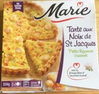 Tarte aux Noix de St Jacques, Petits Légumes Cuisinés