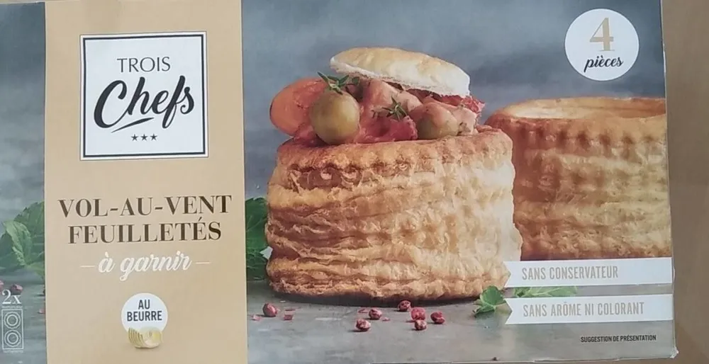 Vol au vent feuilletés à garnir