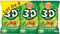 Lay's 3D's Bugles goût fromage lot de 6 x 85 g