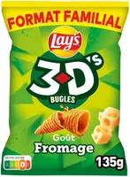 Lay's 3D's Bugles goût fromage format familial