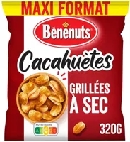 Bénénuts Cacahuètes grillées à sec maxi format