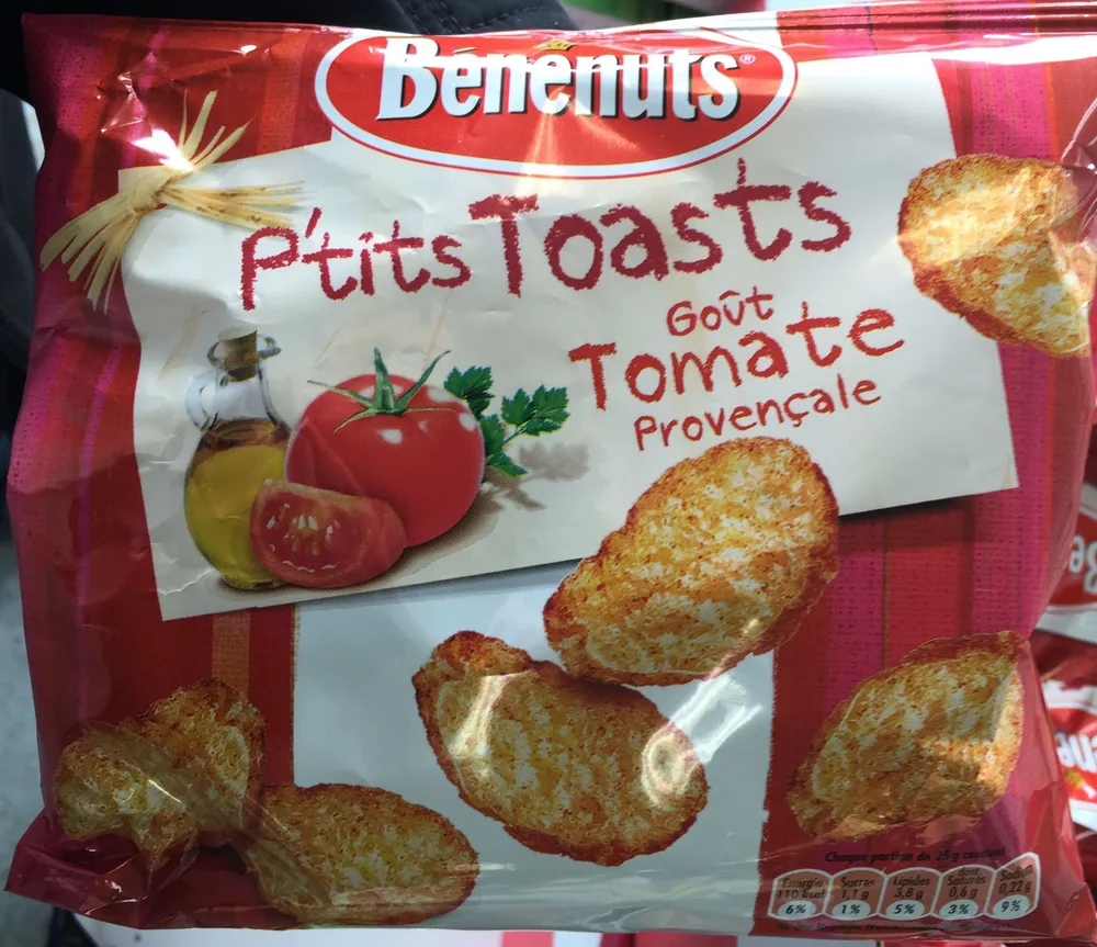 P'tits Toasts goût Tomate Provençale